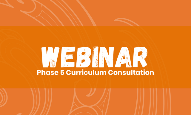 WEBINAR: Phase 5 Curriculum Consultation