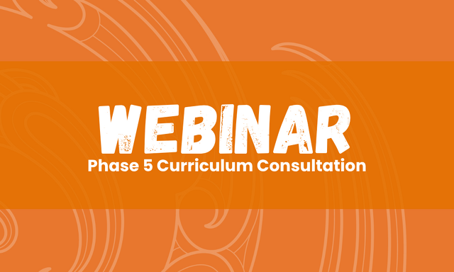 WEBINAR: Phase 5 Curriculum Consultation