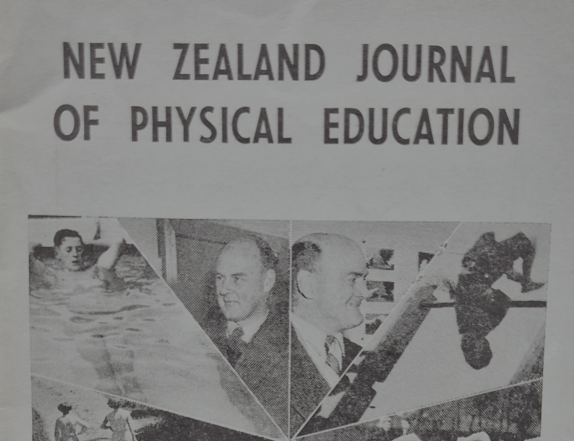 An early New Zealand physical education journal cover - No. 30, July 1963.